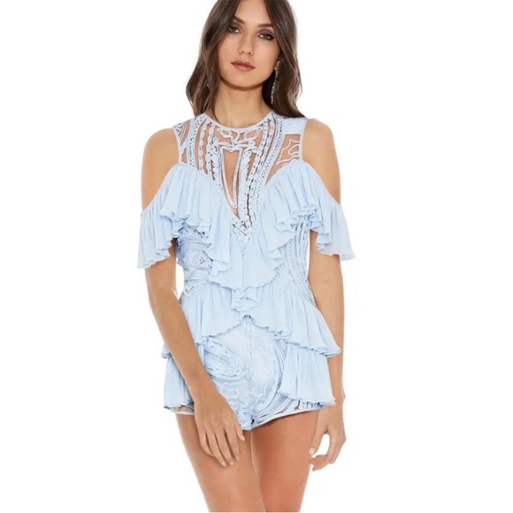 Alice Mccall You're Young So Have Fun Girl Playsuit Ice Size